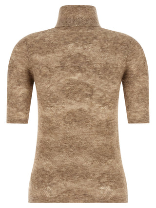 Beige Silk Cardigan