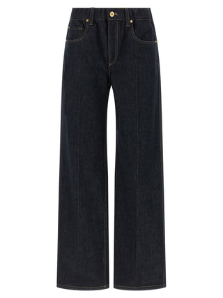 Blue Cotton Jeans Denim