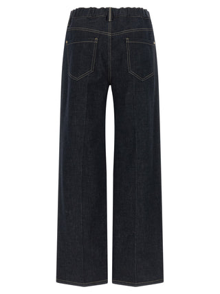 Blue Cotton Jeans Denim