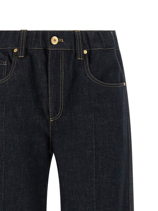 Blue Cotton Jeans Denim