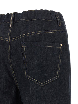 Blue Cotton Jeans Denim