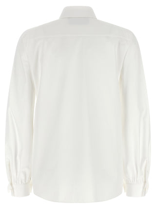Blusa de algodón blanca