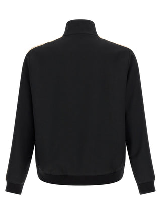 Sudadera negra de poliéster