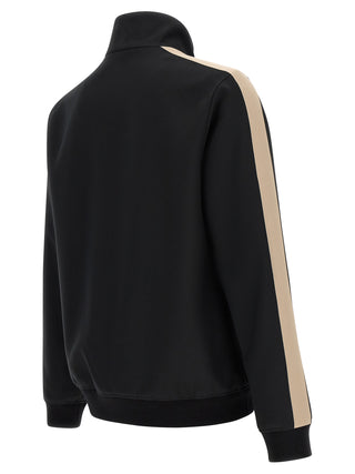 Sudadera negra de poliéster