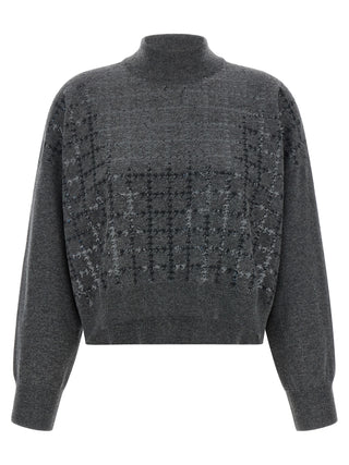 Gray Cashmere Cardigan