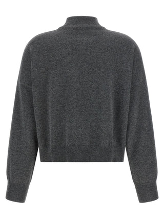 Gray Cashmere Cardigan