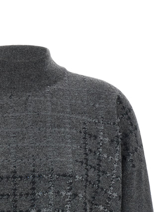 Gray Cashmere Cardigan