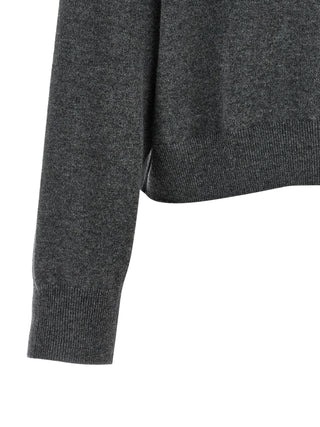 Gray Cashmere Cardigan