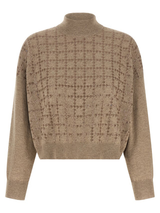 Beige Cashmere Cardigan
