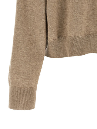 Cárdigan de cachemira beige