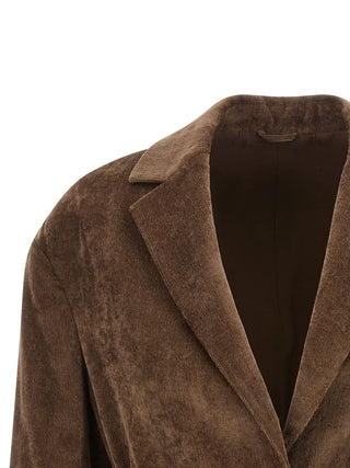 Brown Viscose Blazer