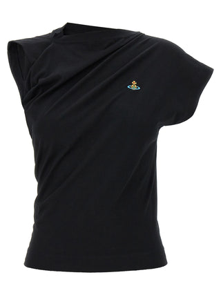 Camiseta de algodón negro