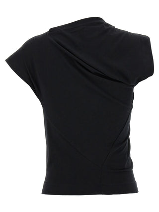 Camiseta de algodón negro