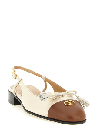 Black Leather Ballet Flats