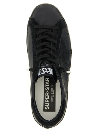 Black Cowhide Low Top Sneakers