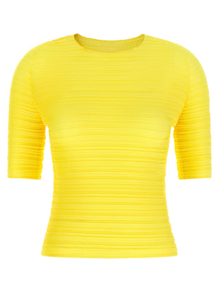 Blusa bicolor de poliéster