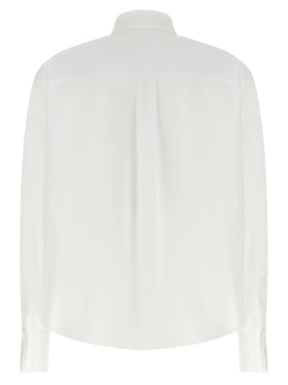Blusa de algodón blanca