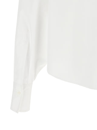 Blusa de algodón blanca