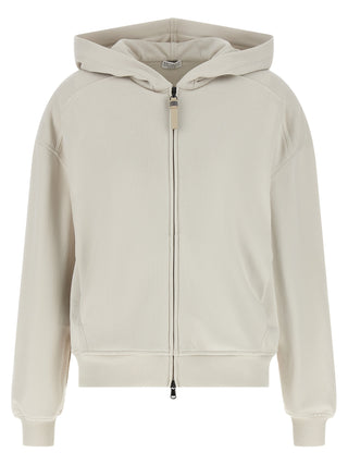 Sudadera beige de algodón