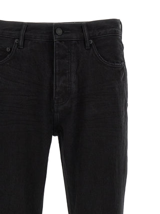 Jeans acampanados de algodón negro