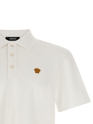 White Cotton Polo Shirt