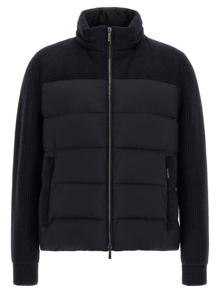 Blue Wool Full-Length Jacket