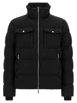 Black Wool Bomber