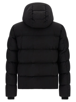 Black Wool Bomber