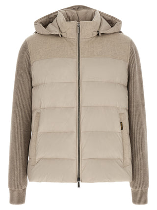 Beige Wool Full-Length Jacket