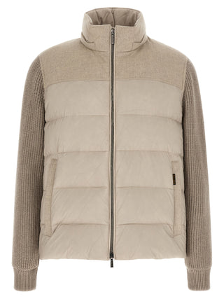 Beige Wool Full-Length Jacket