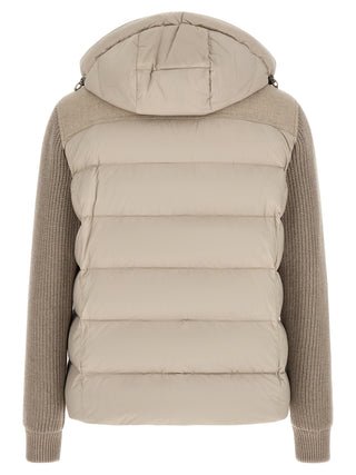 Beige Wool Full-Length Jacket