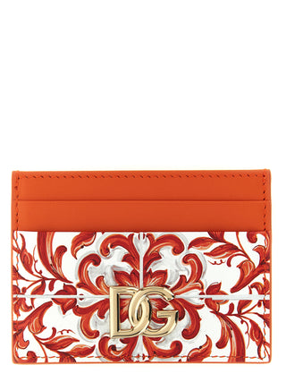 Orange Calfskin Cardholder