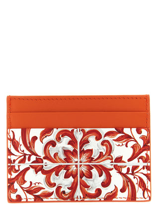 Orange Calfskin Cardholder
