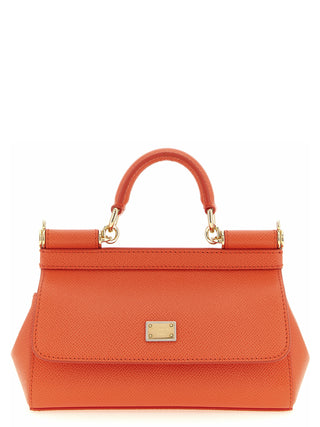 Orange Calfskin Handbag