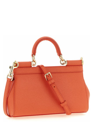 Orange Calfskin Handbag