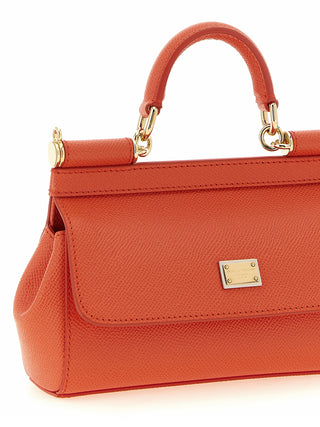 Orange Calfskin Handbag