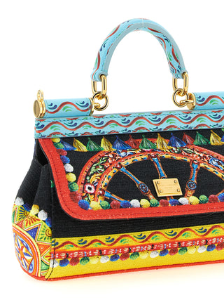Multicolor Cotton Handbag