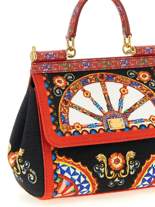 Multicolor Cotton Handbag