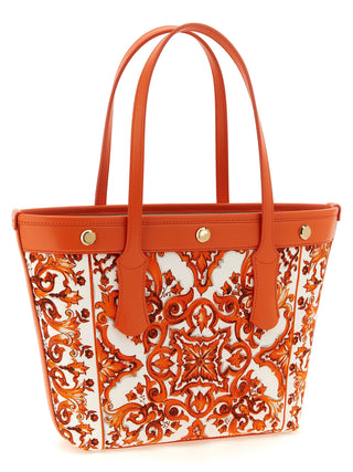 Orange Cotton Tote Bag