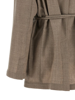 Beige Virgin Wool Blazer