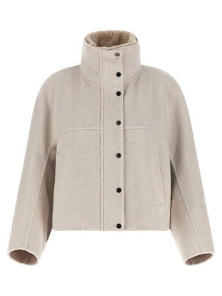 Gray Virgin Wool Coat