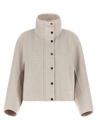 Gray Virgin Wool Coat
