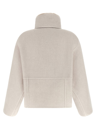 Gray Virgin Wool Coat