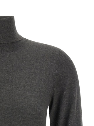 Gray Cashmere Cardigan