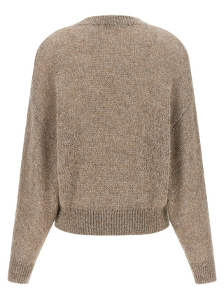 Beige Polyamide Cardigan