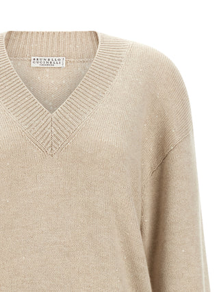 Beige Cashmere Cardigan
