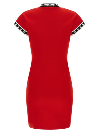 Multicolor Cotton Short Dress