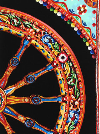 Multicolor Silk Scarf