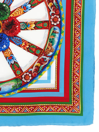 Multicolor Silk Foulard