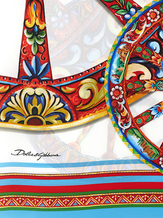Multicolor Silk Foulard